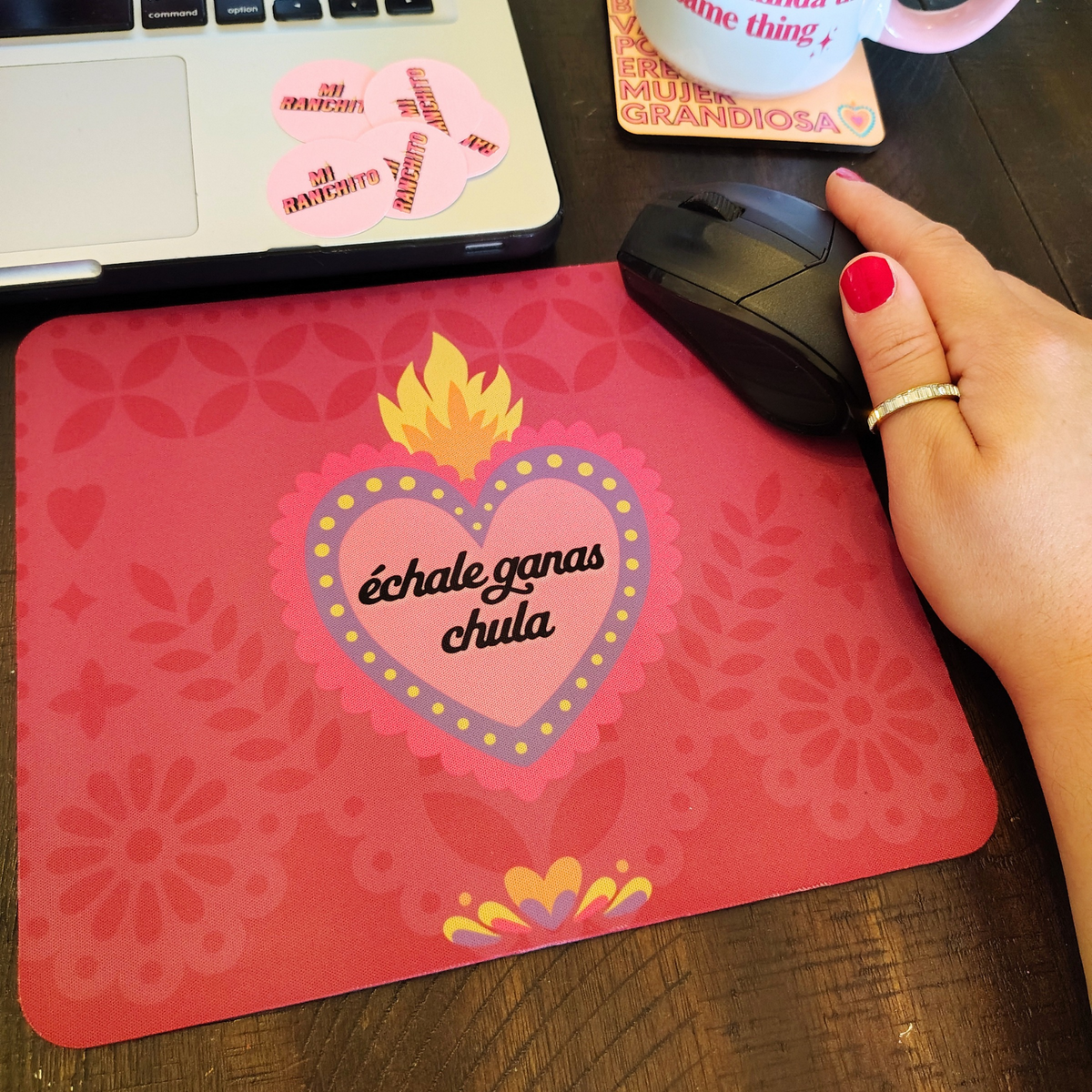 Échale ganas chula - mouse pad