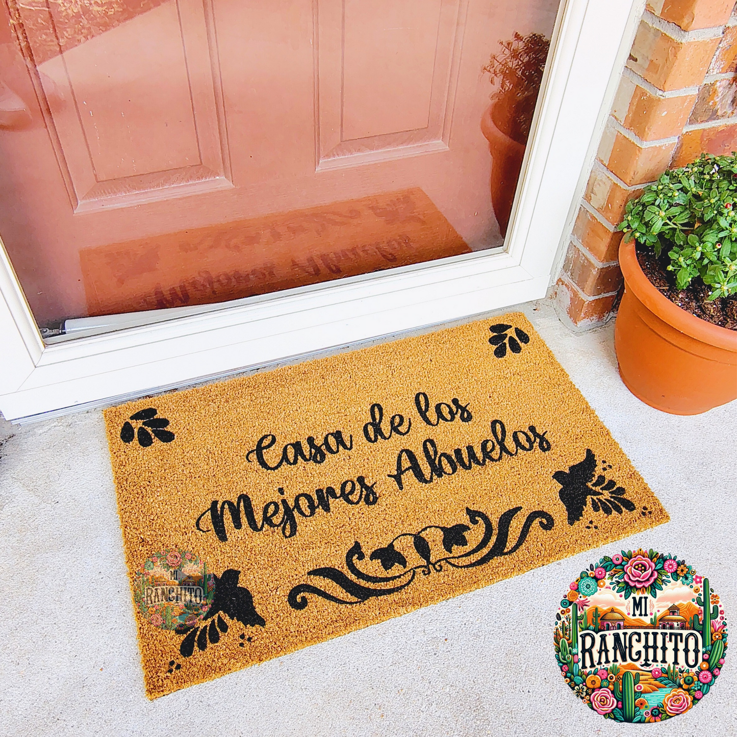 Casa de los mejores abuelos - Talavera Inspired Doormat