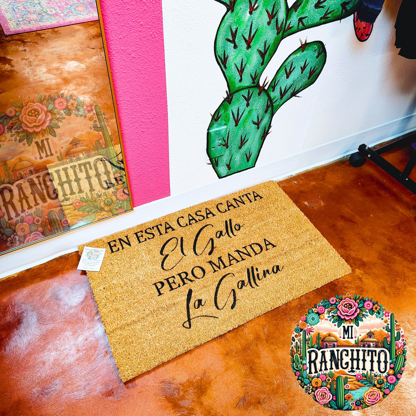 En esta casa canta el gallo pero manda la gallina - Doormat