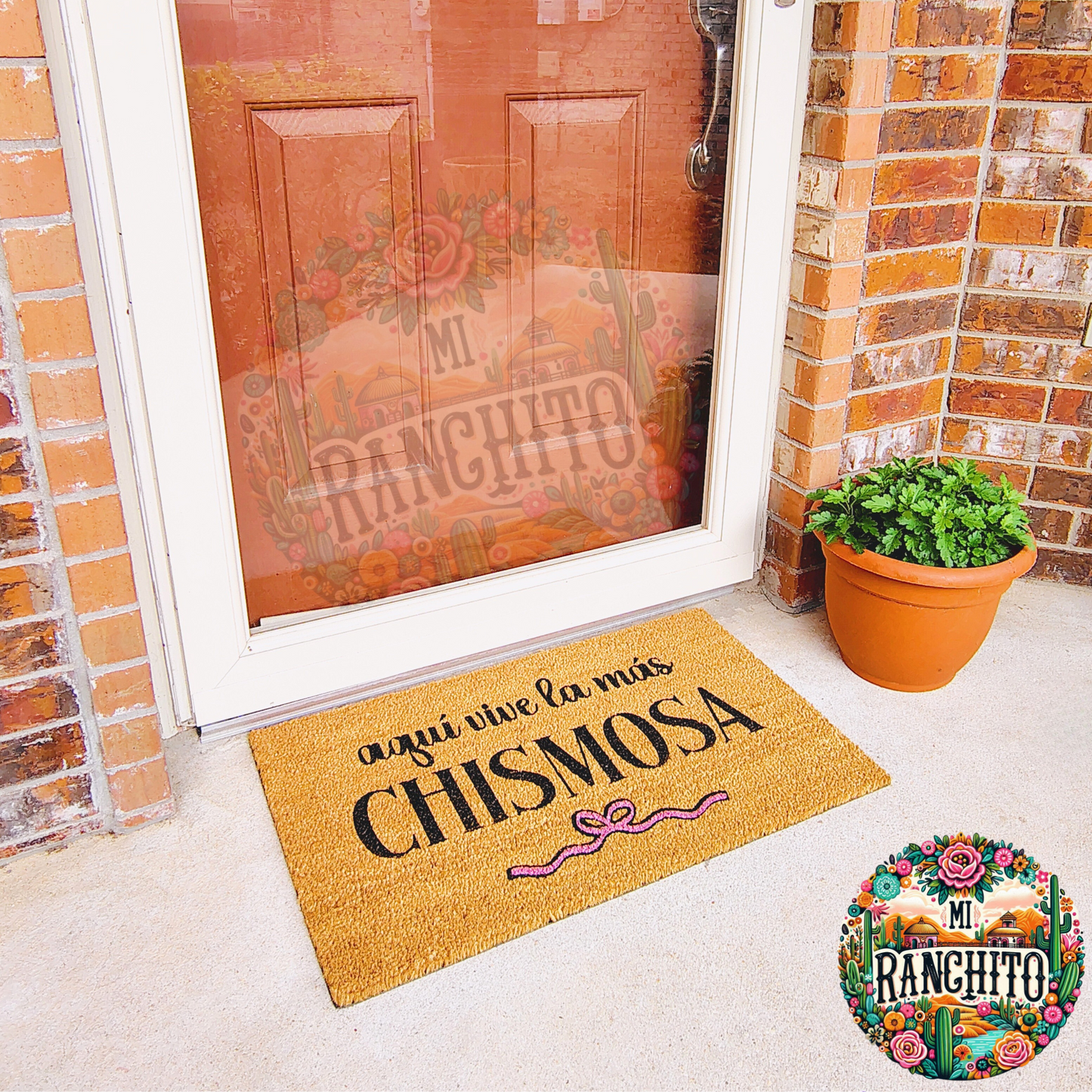 Aquí vive la más chismosa - Doormat