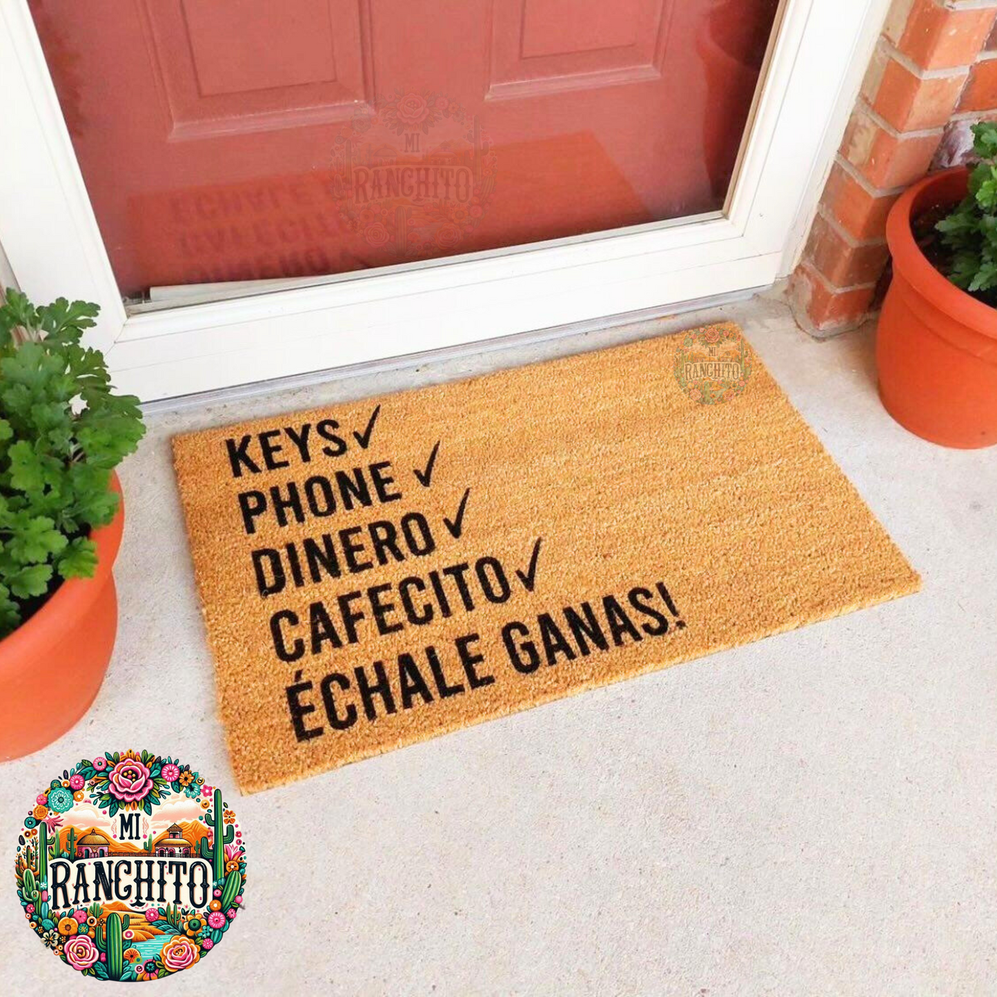 Checklist/ Échale ganas doormat
