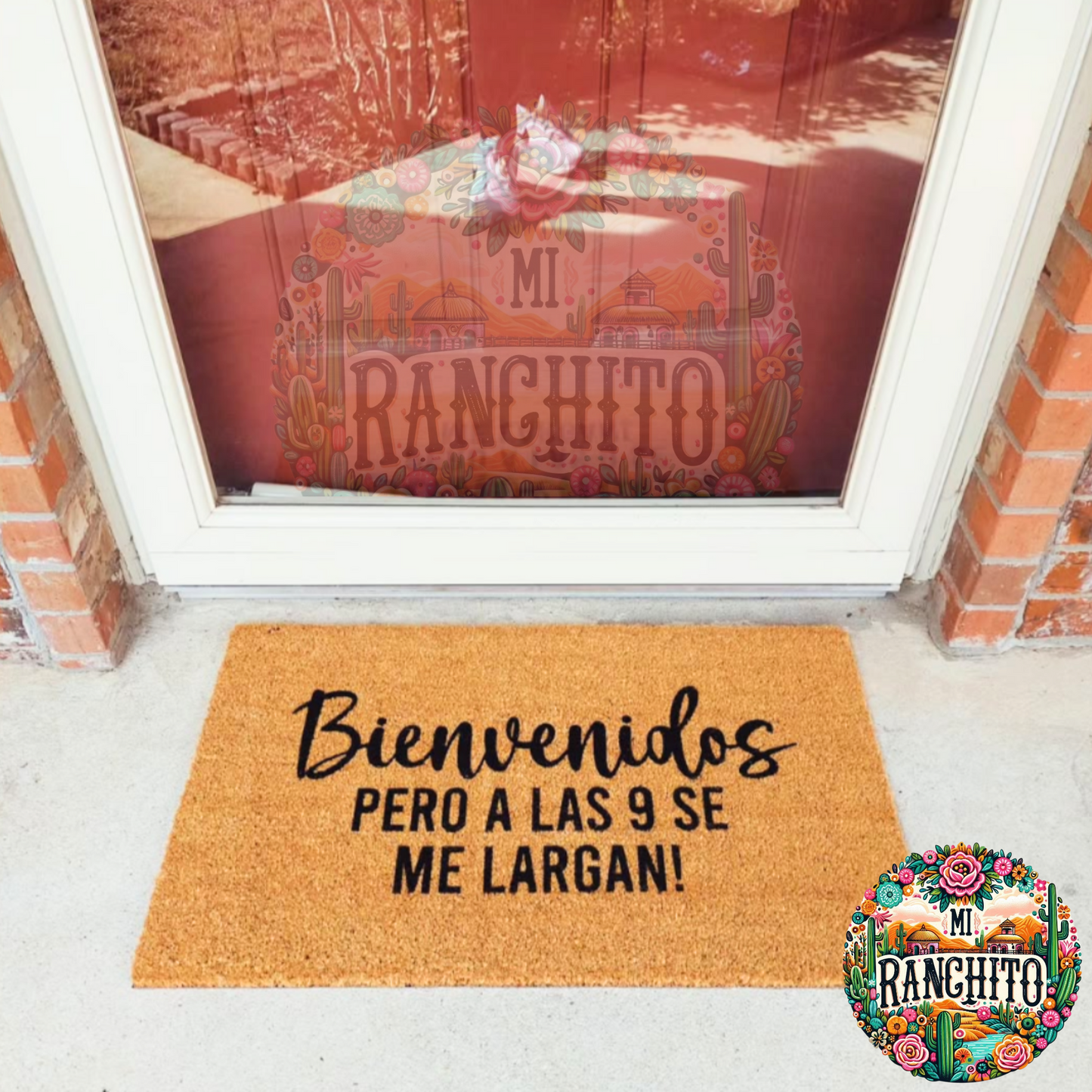 Bienvenidos pero a las 9 se me largan - Doormat
