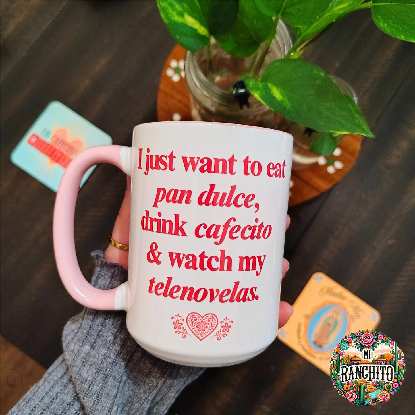 I just want to eat pan dulce - 15oz coffee mug