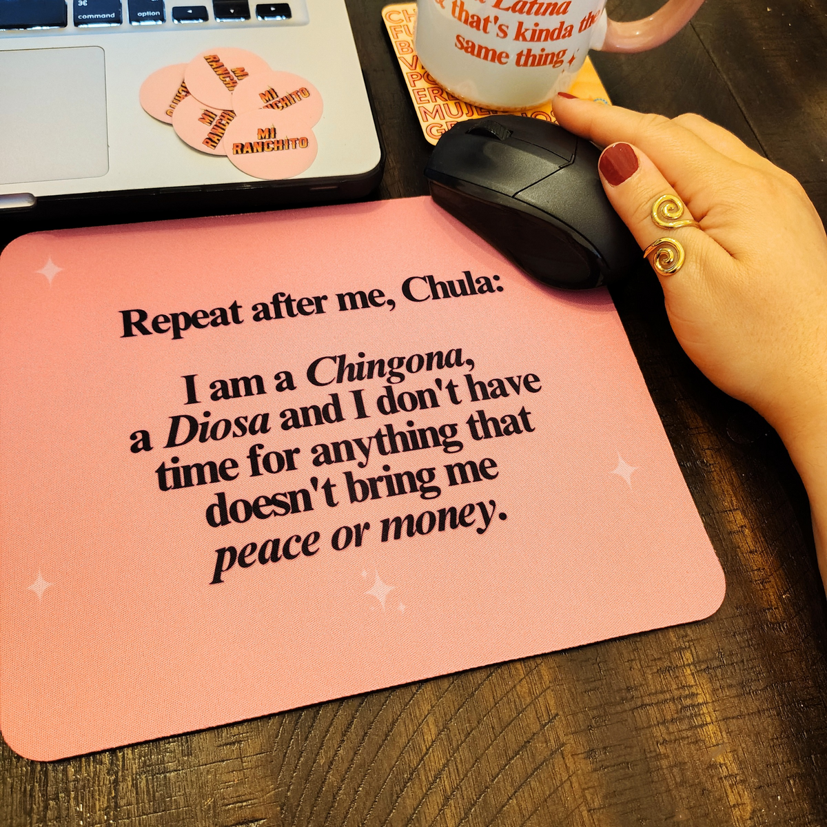 Repeat after me, Chula - Mouse pad
