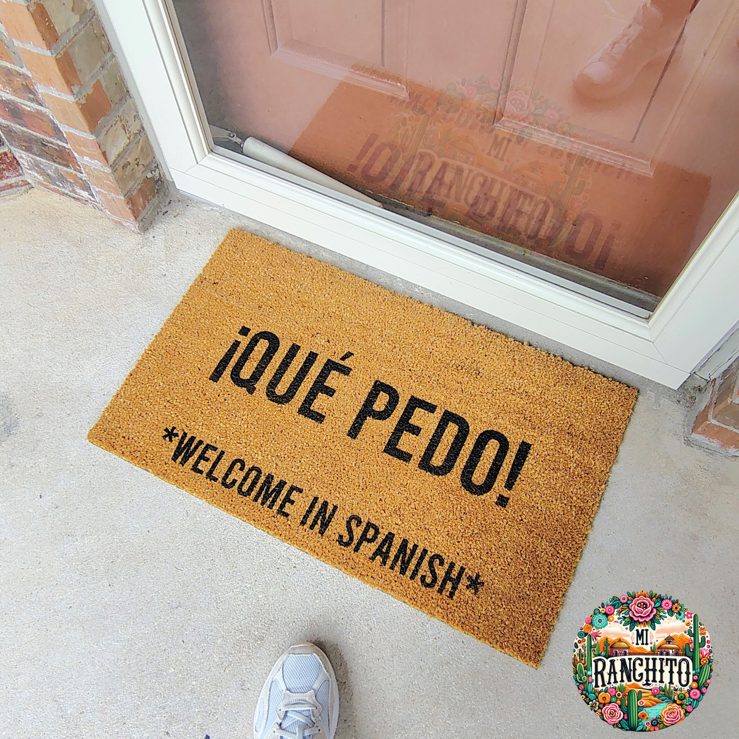 ¡QUÉ PEDO! Welcome in Spanish - Doormat