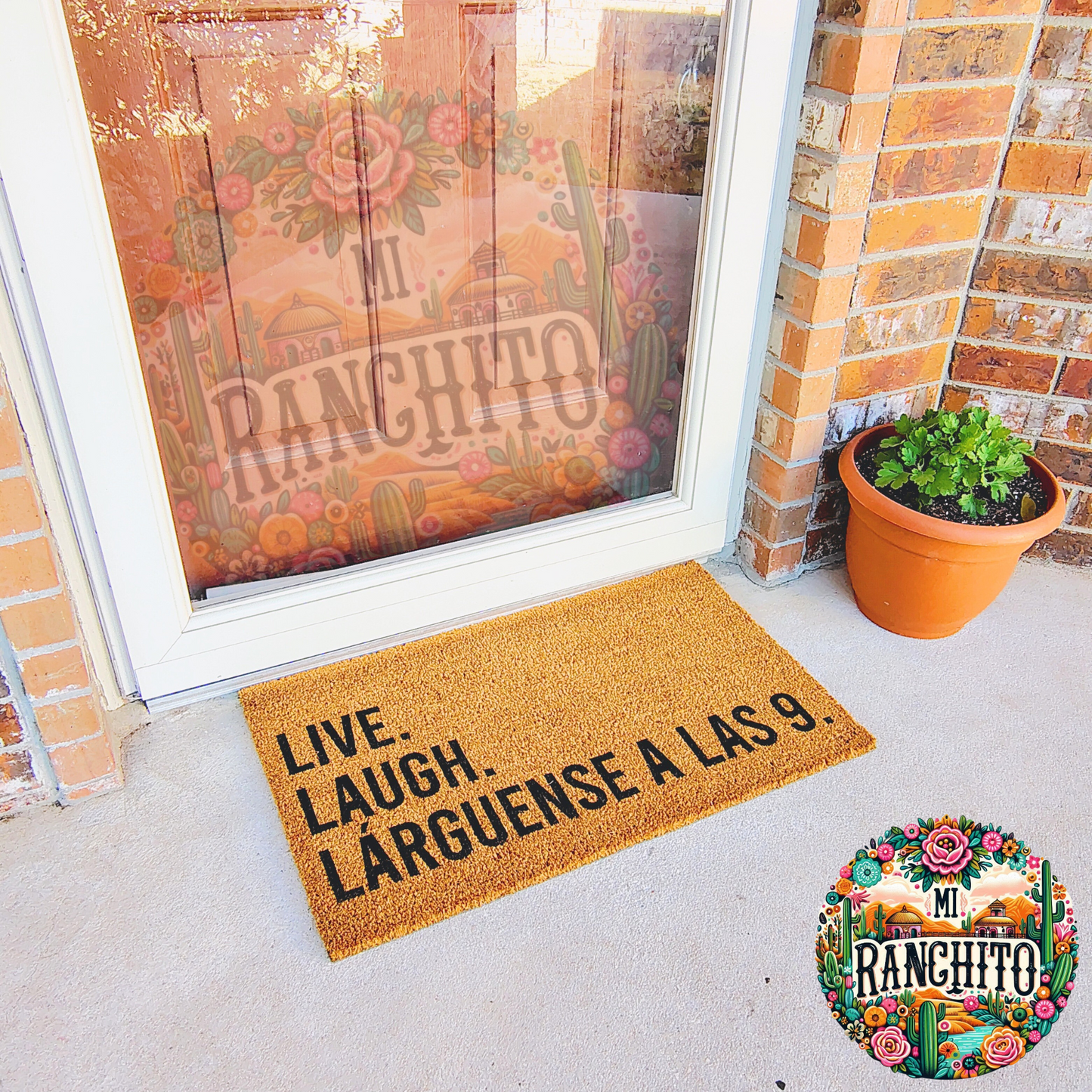 Live Laugh Lárguense - Doormat