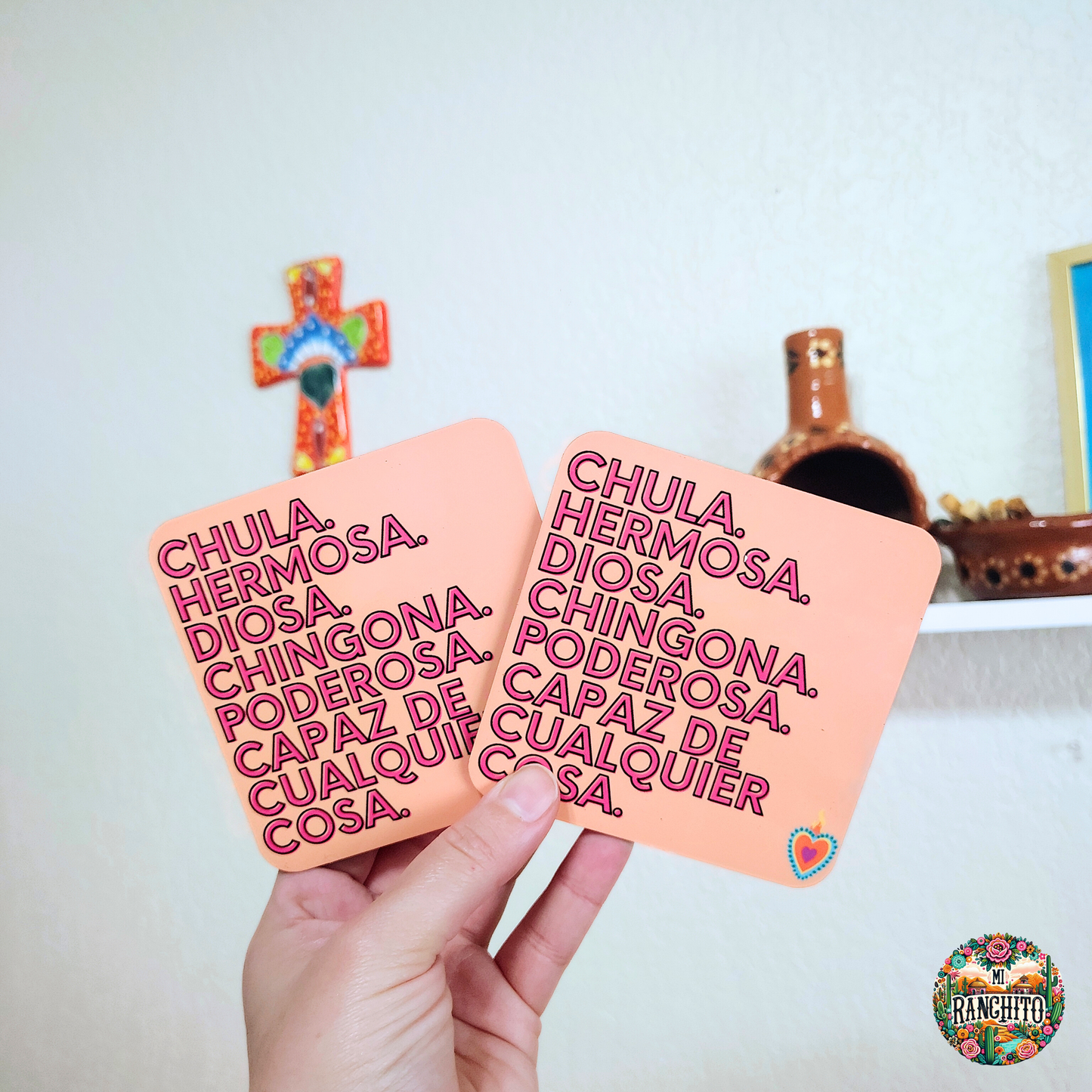 Chula Hermosa - Hardboard Coaster