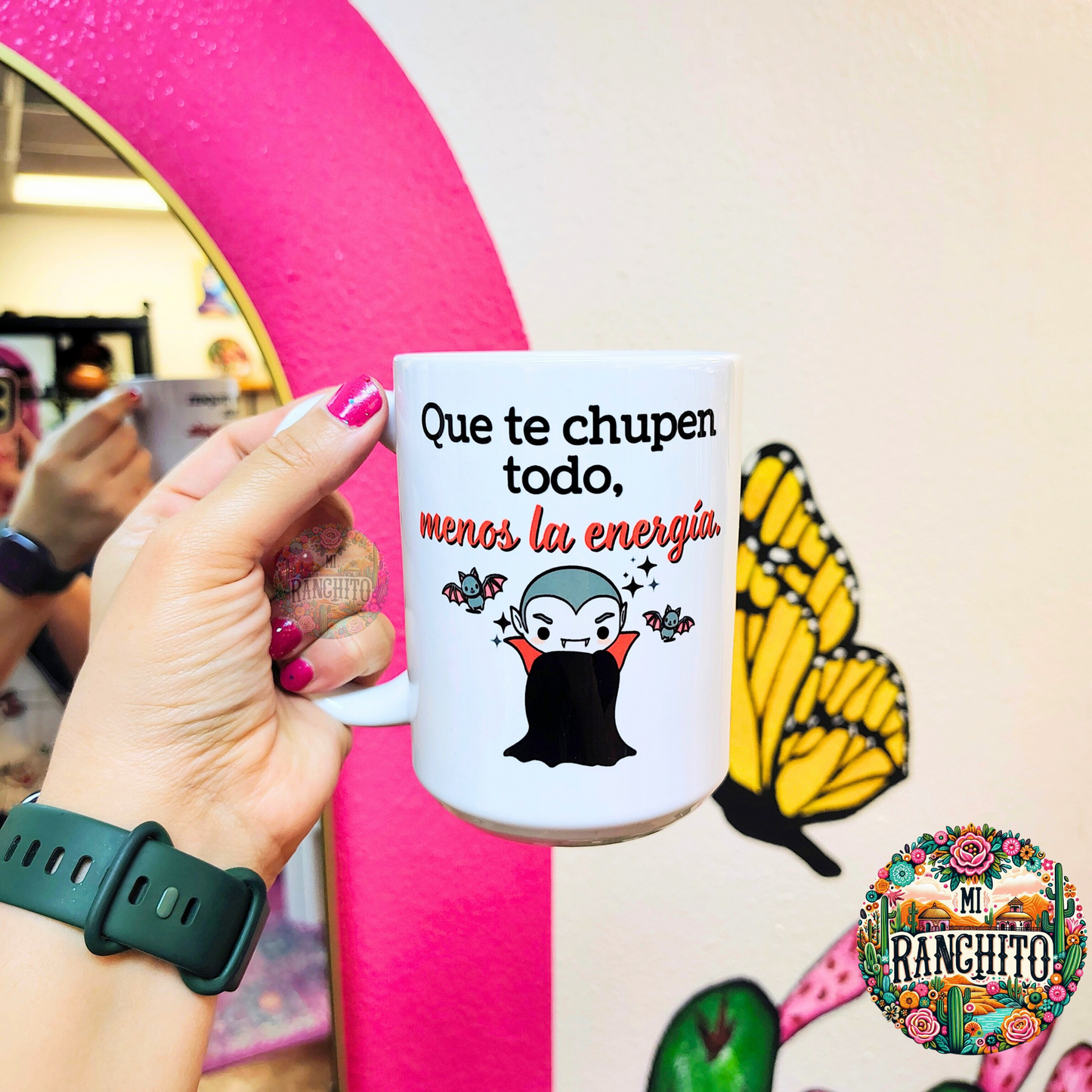 Que te chupen todo, menos la energía - 15oz Coffee Mug