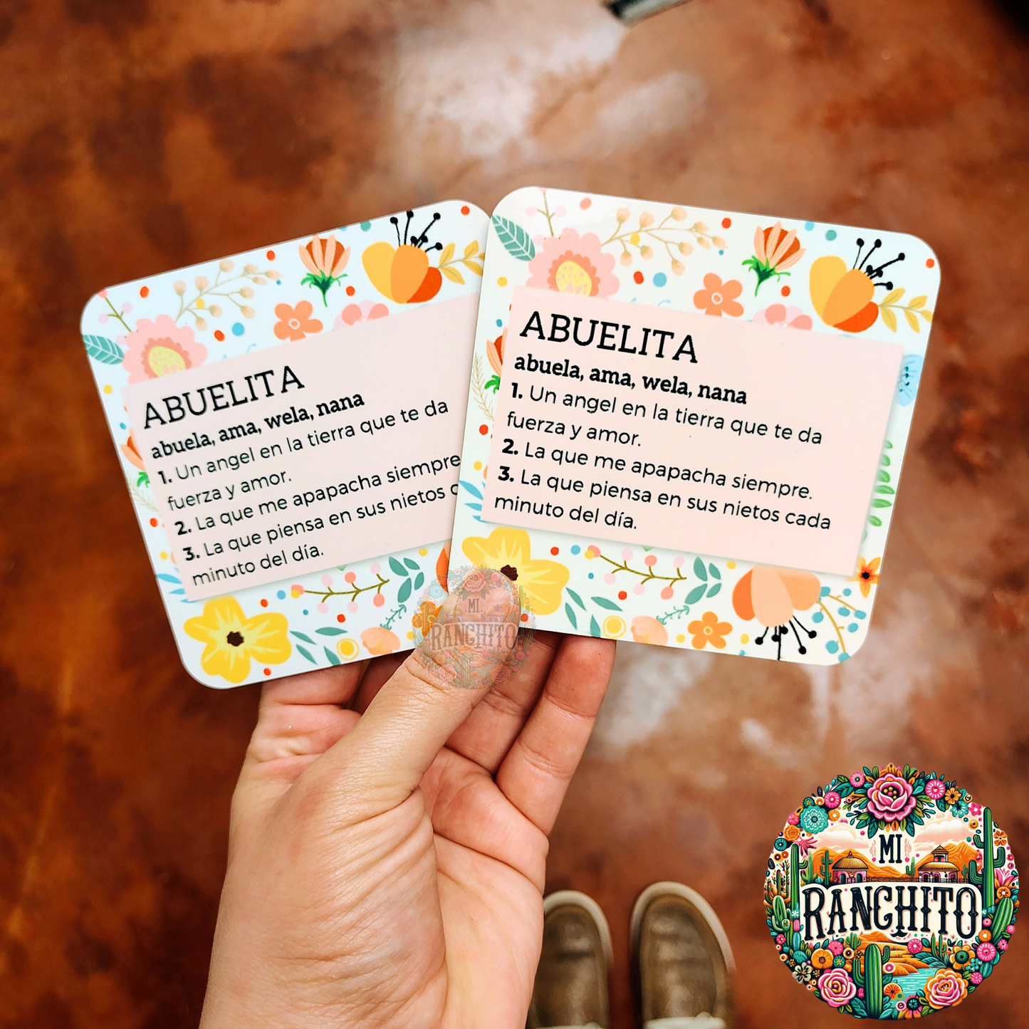 Abuelita - Hardboard Coaster
