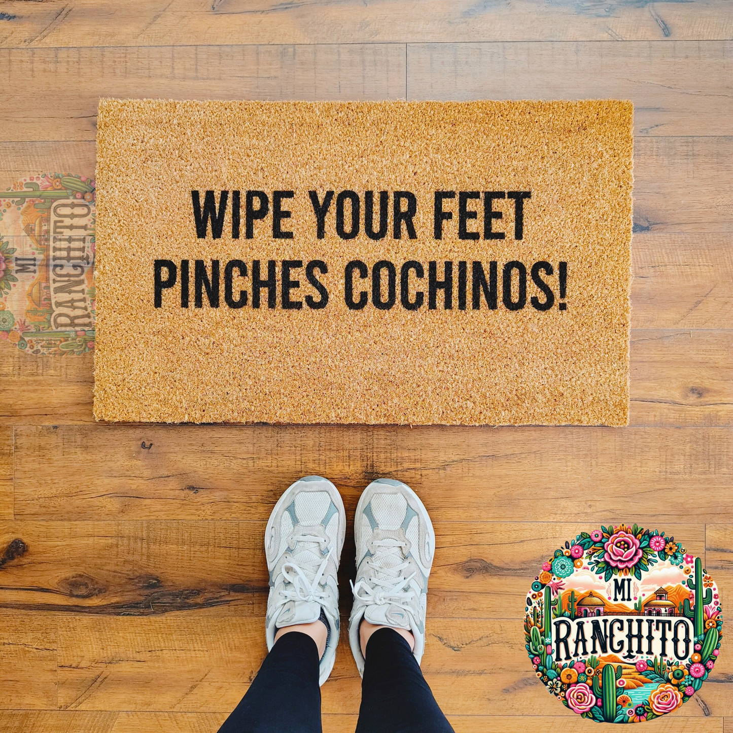 Wipe your feet pinches cochinos! - Doormat