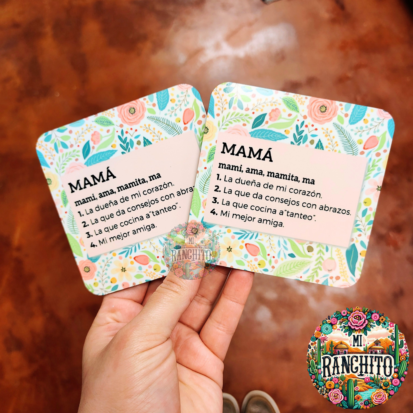 Mamá - Hardboard Coaster