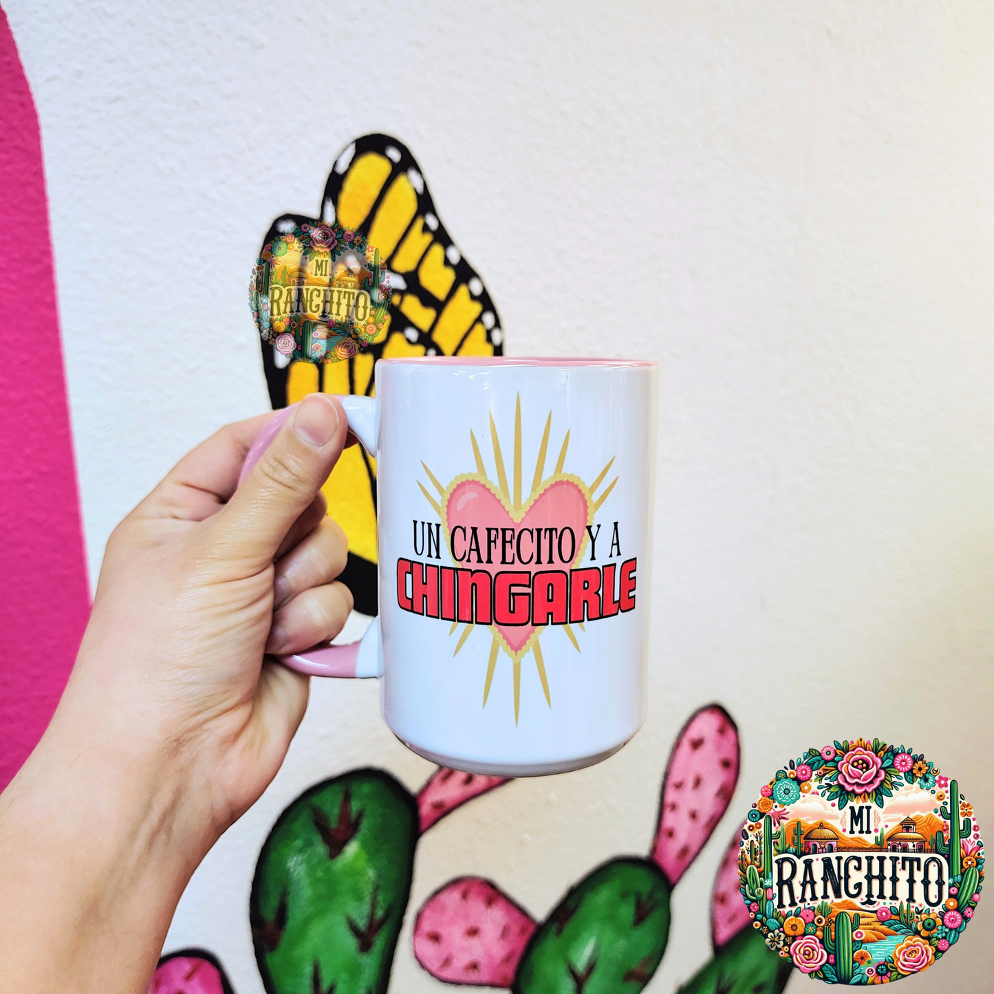 Un cafecito y a chingarle - 15oz Coffee Mug