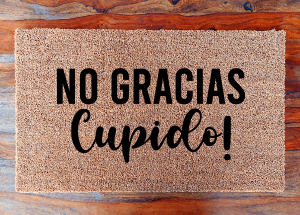 No gracias cupido! - Doormat