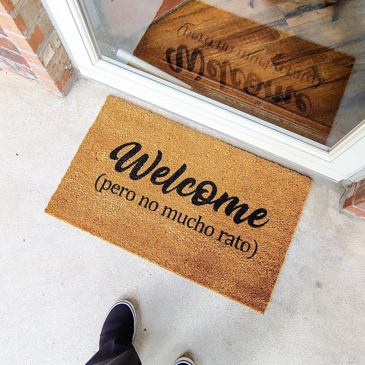 Welcome (pero no mucho rato) - Doormat