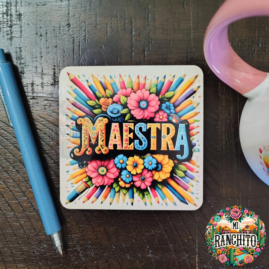 Maestra - Hardboard Coaster