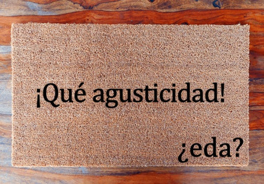 Que agusticidad - doormat