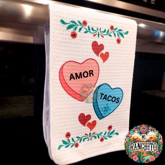 Amor y Tacos Corazones