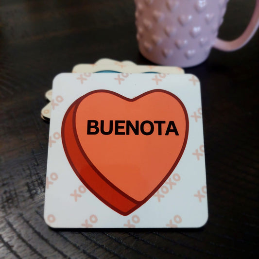 Buenota Corazoncito - Hardboard Coaster