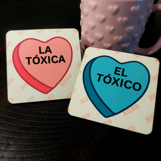 Toxicos - Corazoncito Set of 2 Coasters