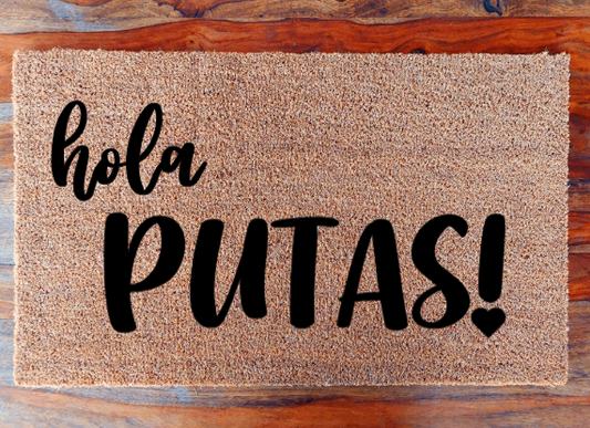 hola putas! - doormat