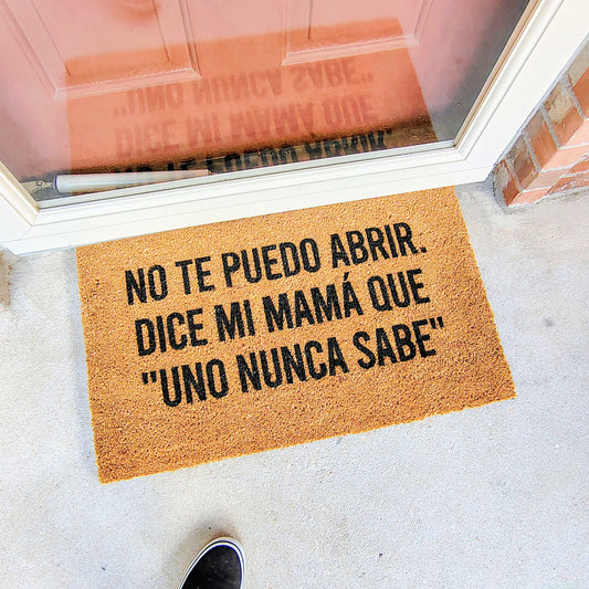 No te puedo abrir / uno nunca sabe - Doormat