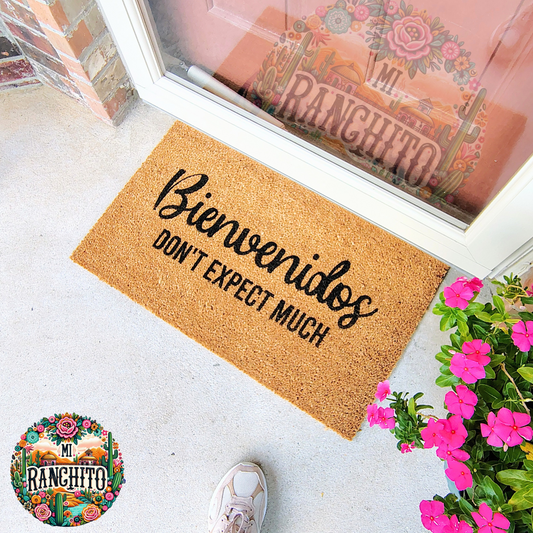 Bienvenidos Don't Expect Much - Doormat