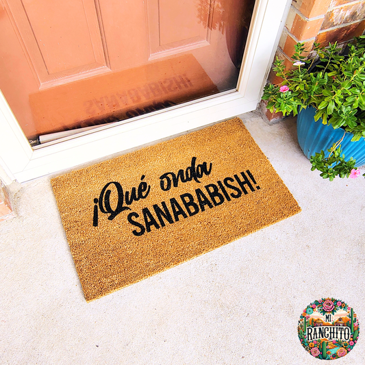 ¡Qué onda Sanababish! - Doormat