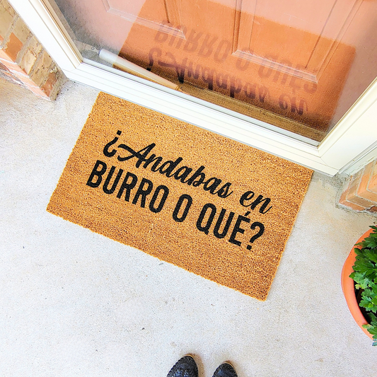 Andabas en burro o qué?