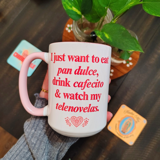 I just want to eat pan dulce - 15oz coffee mug