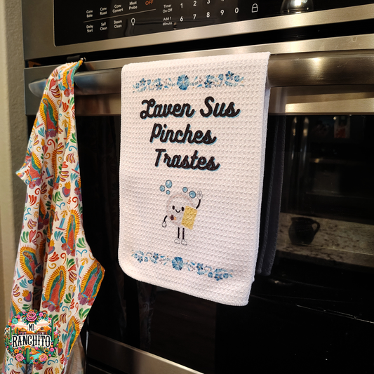 Laven sus pinches trastes - Kitchen Towel