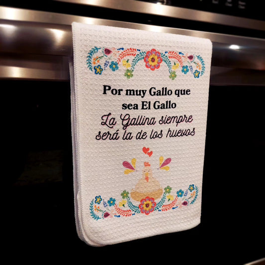 Por muy Gallo que sea El Gallo - kitchen towel