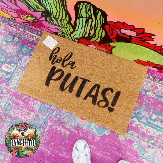 hola putas! - doormat
