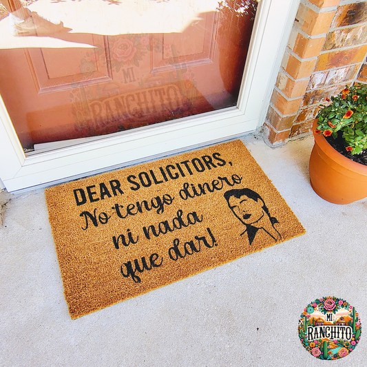 Dear Solicitors, No tengo dinero ni nada que dar - Doormat