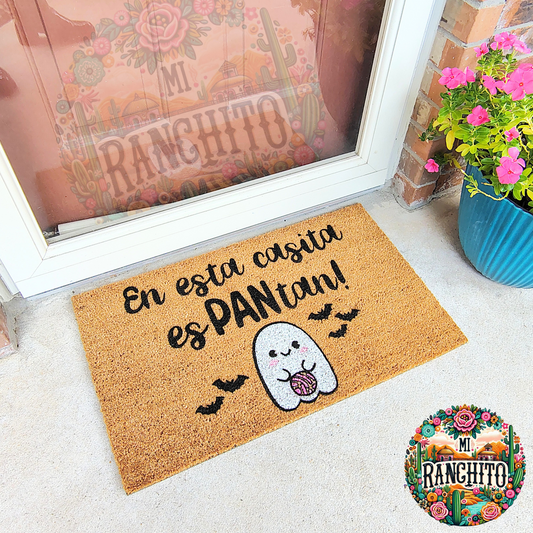 En esta casita esPANtan! - Doormat
