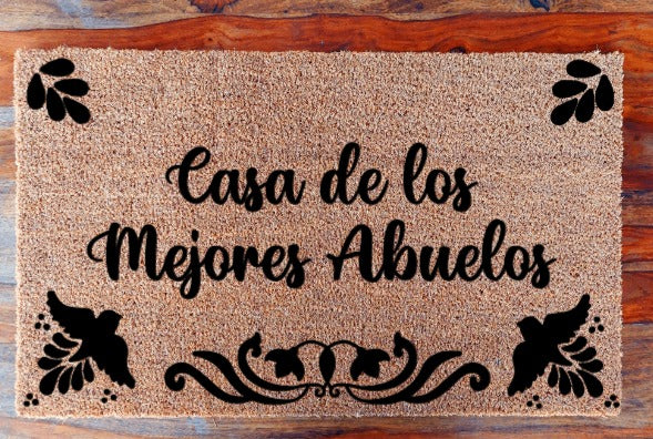 Casa de los mejores abuelos - Talavera Doormat