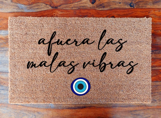 Afuera las malas vibras (ojo) - Doormat