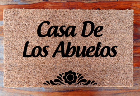 Casa De Los Abuelos - Flores Doormat